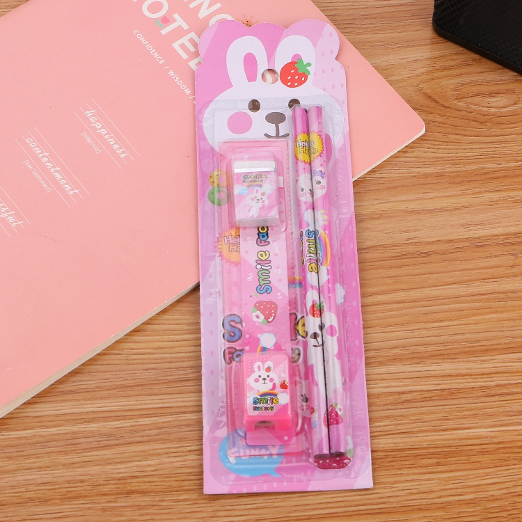 

MINI STATIONARY SET / SET ALAT TULIS SEKOLAH KARAKTER 5 in 1