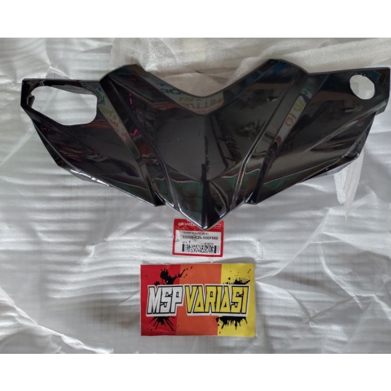 Original AHM 53205 K25 600FMB Batok Kepala Depan Honda Beat Fi ESP HITAM