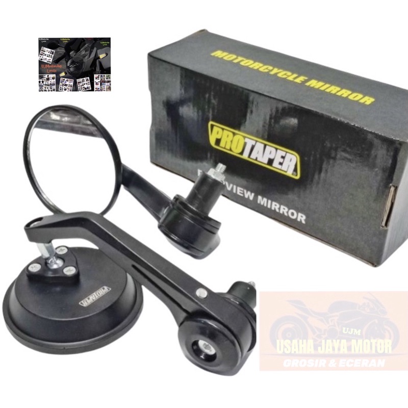 Spion Jalu Protaper Spion Jalu Bulat Spion Bar End Protaper Original Universal Semua Motor Nmax,Aerox,Pcx,Vario,Beat,Scoopy,Vixion,W175,Vespa Dan Motor Lain Nya