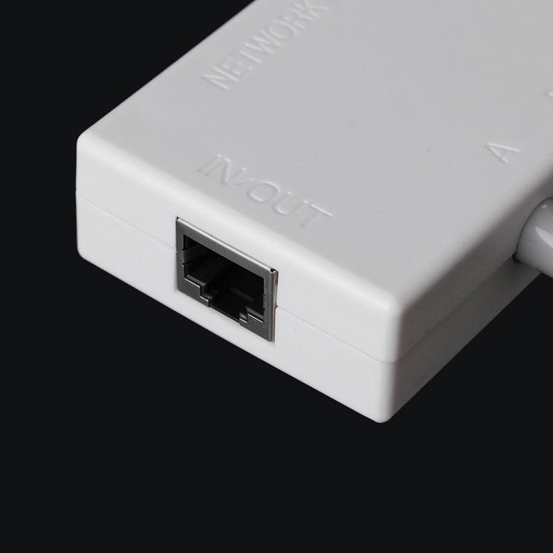 Btsg 2port RJ45 Modem Manual Sharing Switch Splitter Selector Box Mudah Digunakan
