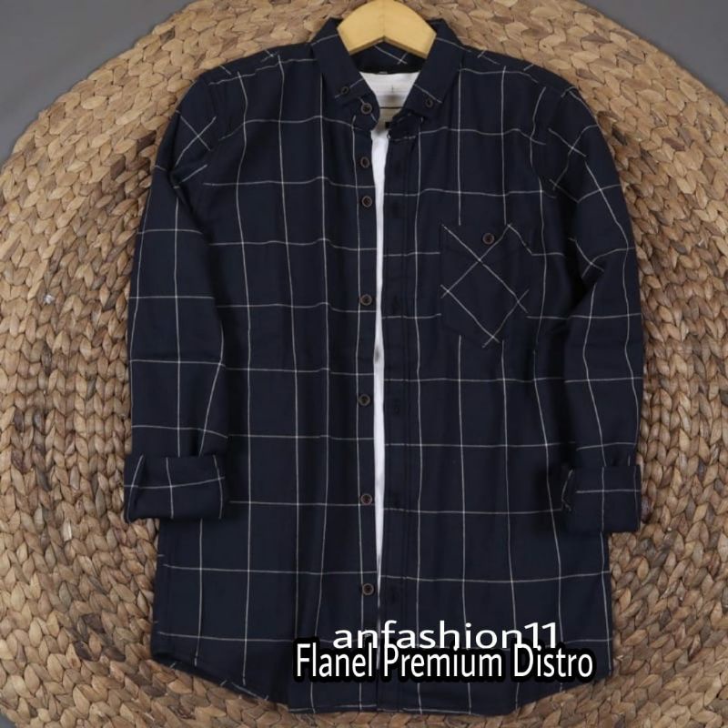 Kemeja Flanel Impor Pria Kualitas Premium Lengan Panjang Unisex Hem Flannel Baju Flanel Pria Wanita Motif Kotak Kotak