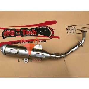 KNALPOT STANDAR RACING Aerox 155 FULL STAINLESS Bagus