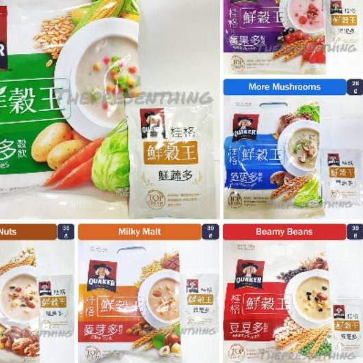 

>J_578 QUAKER OATS IN SACHET TOP FRESH SERIES 100% ORIGINAL TAIWAN TERMURAH!!!