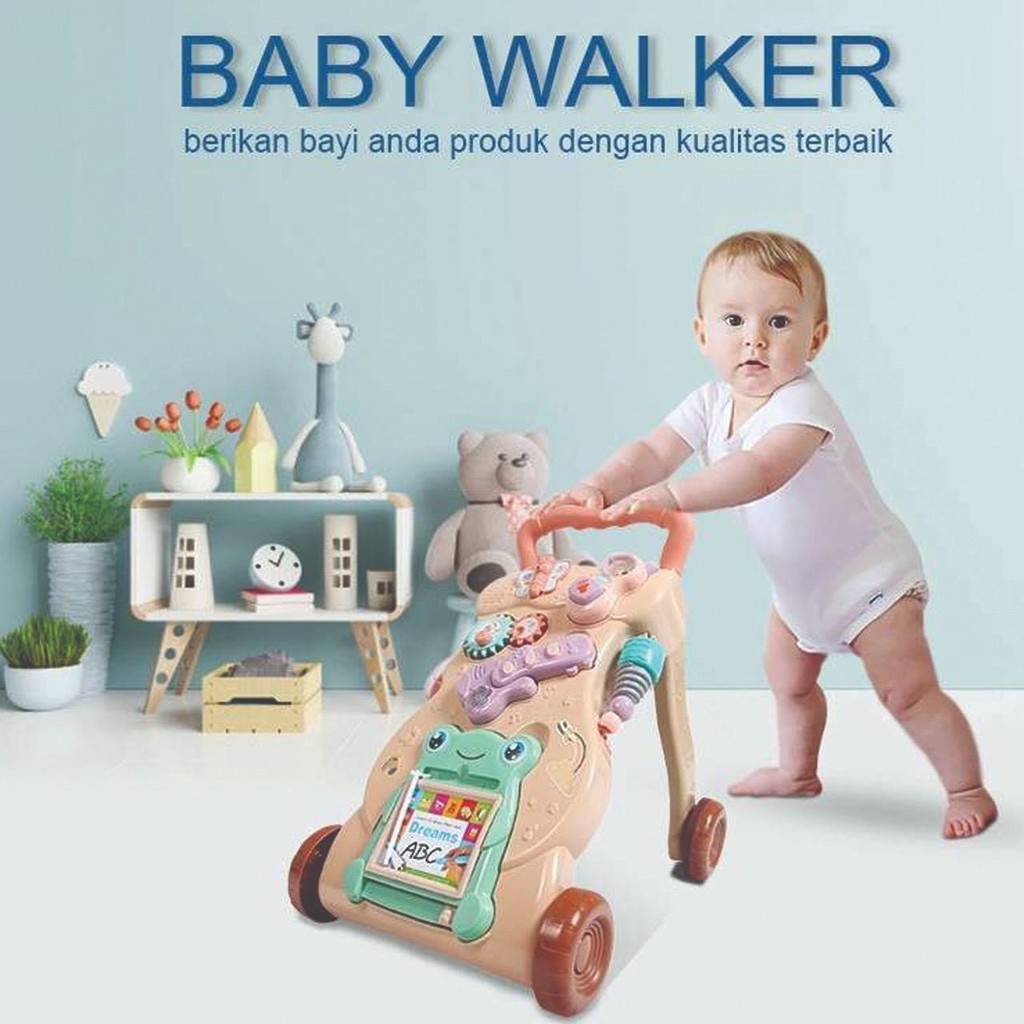 Mainan Bayi Music Walker Dengan Pemberat Baby Walker - Aktivitas Bayi - Belajar Berjalan