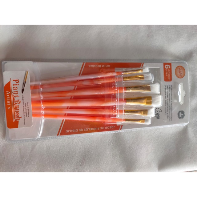 

Kuas set marmer orange setara vtec