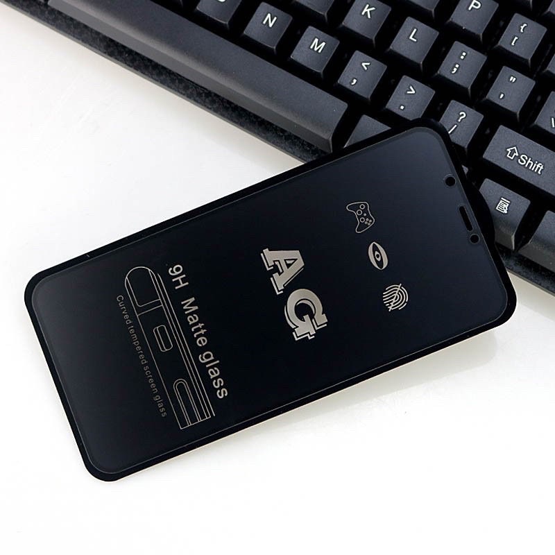 matte glass samsung S20 FE A12 A11 A10 A20 A13 A21 A22 A30 A32 A31 A52 A51 A52S A70 A71 A72 anti gores kaca fullayar