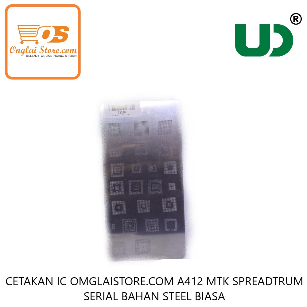Cetakan Ic Omglaistore.Com A412 Mtk Spreadtrum Serial Bahan Steel Biasa (Harga Spesial)