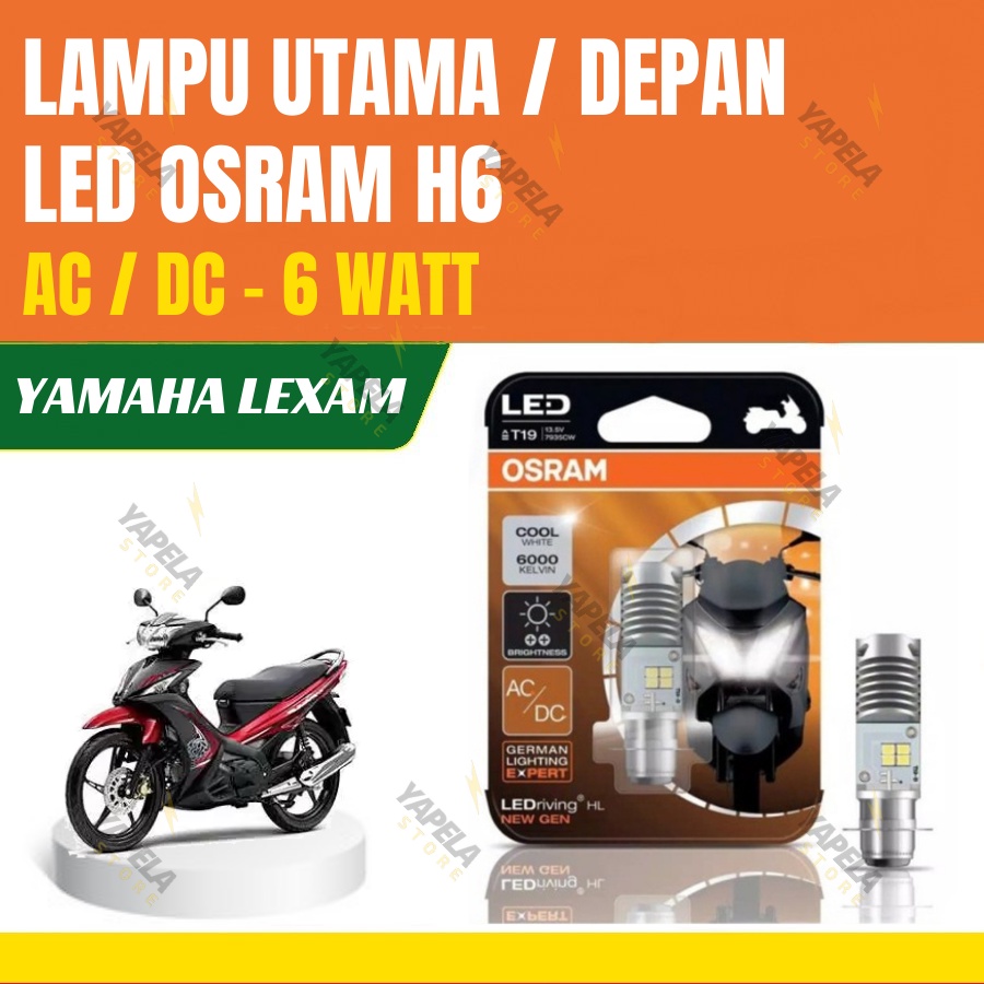 Lampu Depan LED Yamaha Lexam OSRAM ORIGINAL H6-T19