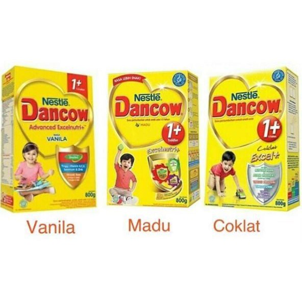 

Dancow 1+ madu / vanilla / coklat