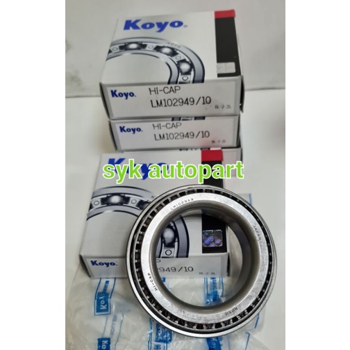 Bearing LM 102949/10 koyo japan/bearing roda depan luar L200/2F