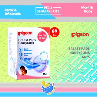 PIGEON BREAST PADS HONEYCOMB ISI 66 PCS | Pad Penyerap ASI