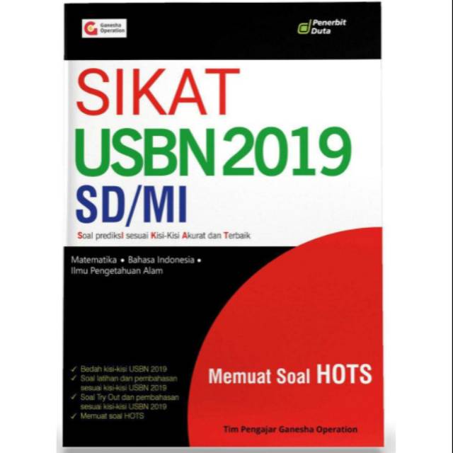 Sikat Usbn Sd Mi 2019 Kelas Vi Shopee Indonesia