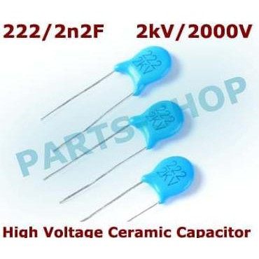 2N2F 2Kv Kapasitor Hv High Voltage 222 Kondensator Ceramic Capacitor Prtsp481 Ayo Beli