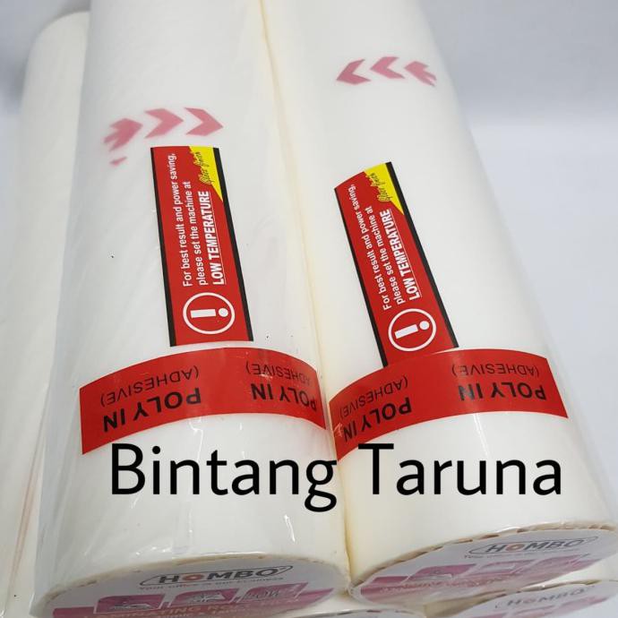 

BARANG BARU Plastik Laminasi Roll Hombo Laminating Film Roll Glossy 32 mic (A3)