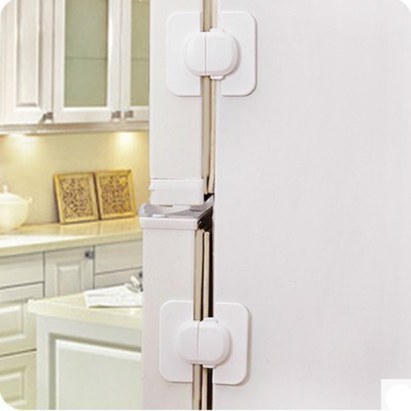 Seria Safety Lock Pintu Kulkas Serbaguna - 503 - White