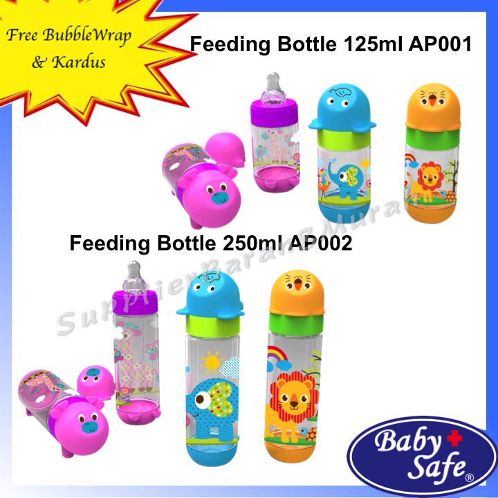 Baby Safe Feeding Bottle 125ml AP001 &amp; AP002 IB0040