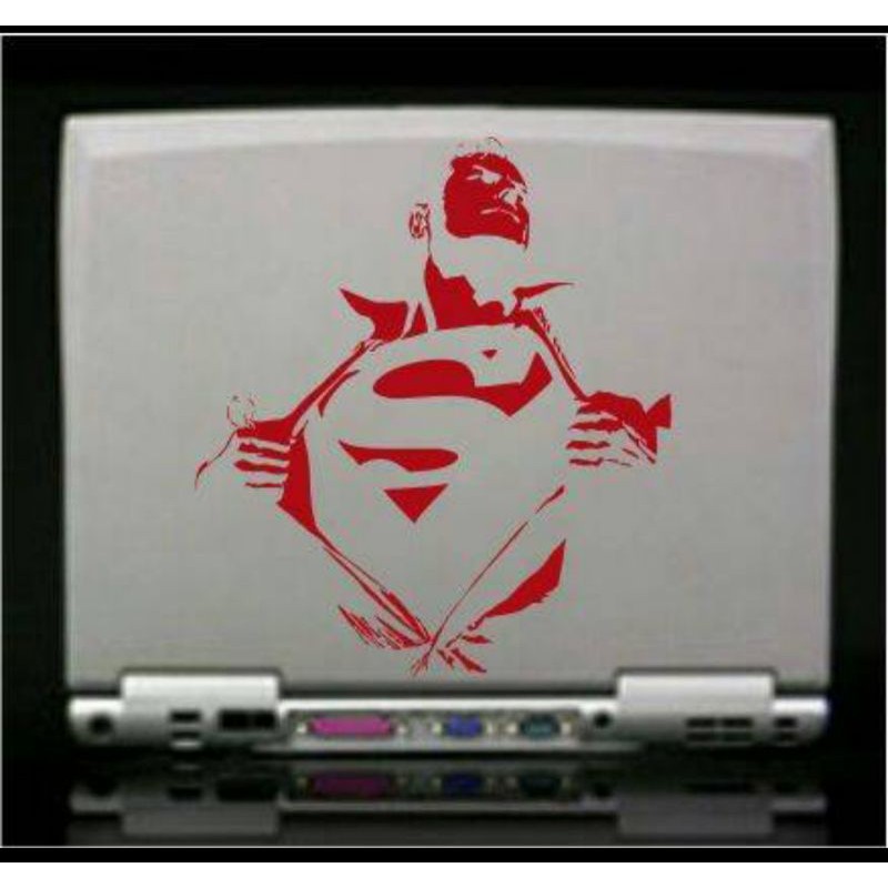 

Sticker Superman Line Art Back