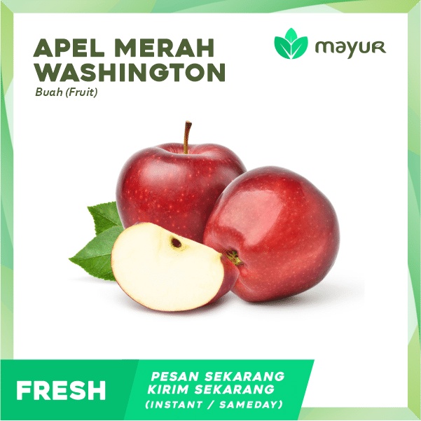 

Apel Red Delicious Washington USA 2 pcs