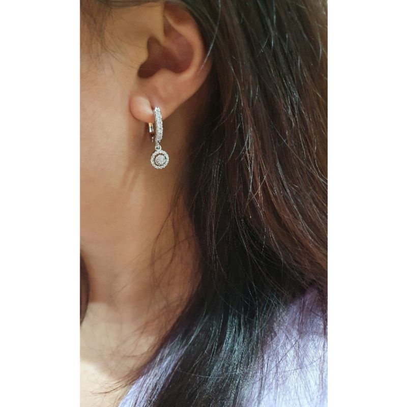 Anting Premium Lapis Silver925 perak channel anting silver Tidak Karatan Tidak bikin alergi anting premium Quality 073