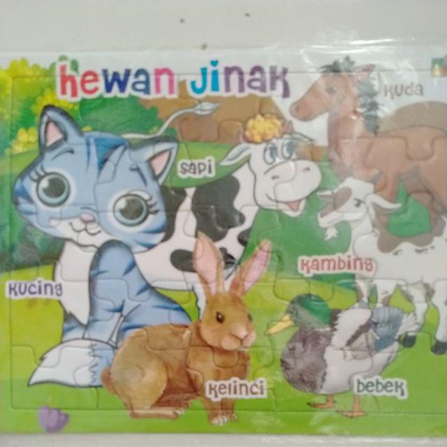Puzzle Besar Hewan Jinak Shopee Indonesia