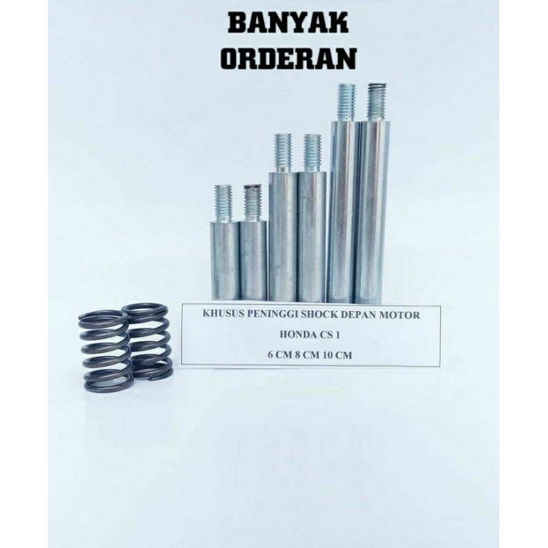 Terlaris Peninggi Shock Depan Motor Honda Cs1 Trail Adventure Plus Per Reborn Shock O