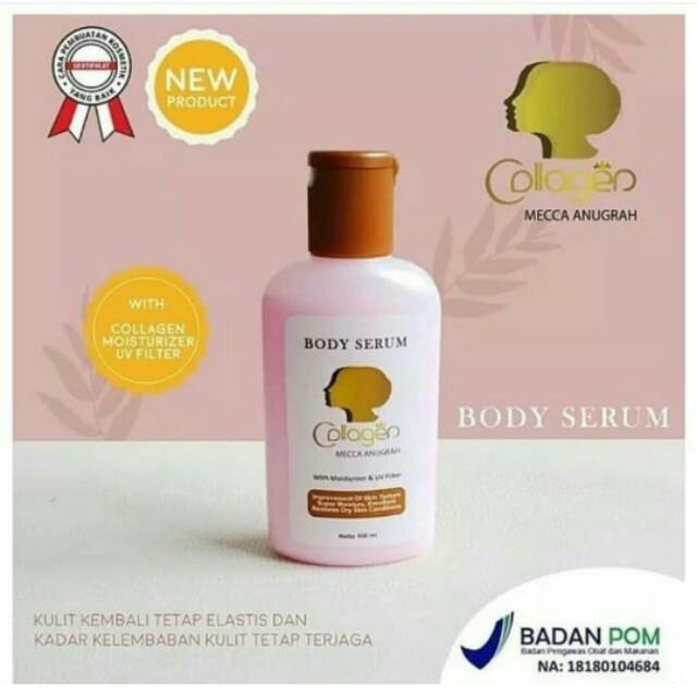 PAKET MECCA ANUGRAH ( BIBIT COLLAGEN + BODY SERUM + BEAUTY SOAP) ORIGINAL BPOM