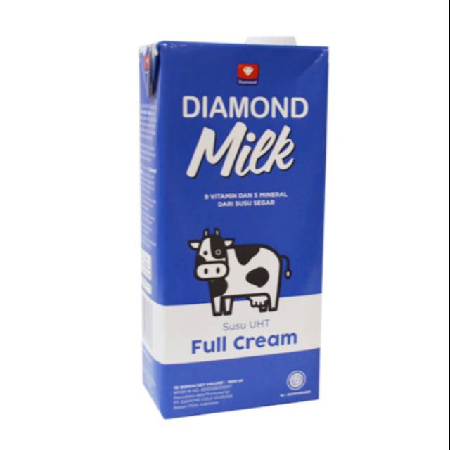 

DIAMOND MILK Susu Full Cream Plain 1 L