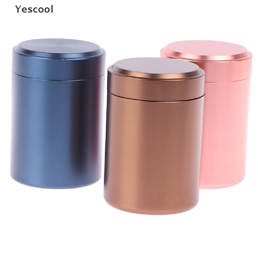 Yescool 1pc Toples Teh Herbal Kedap Udara Bahan Aluminum