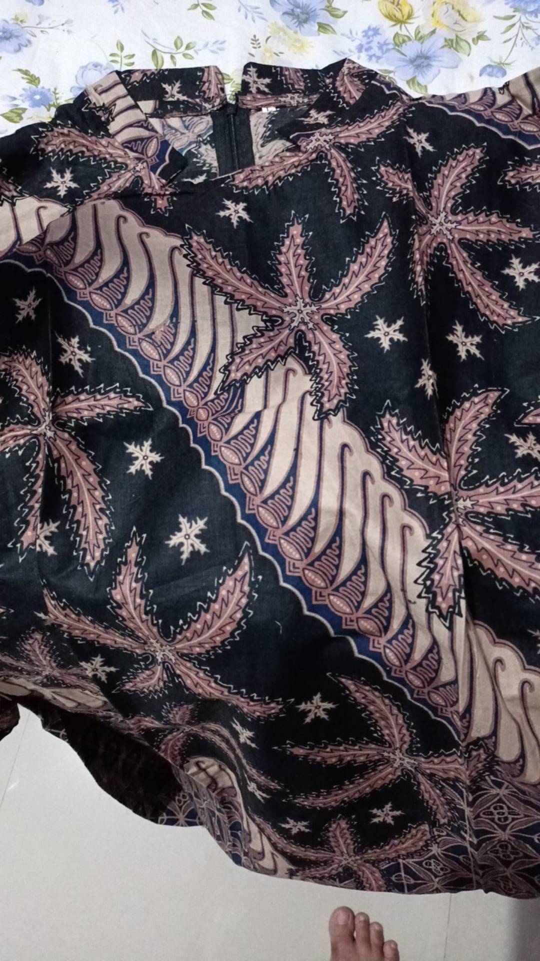 Terlaris Serut Genes Jelita Tunic Navbor Yelbor Whitbor Creambor Tunik Batik Modern Hrb030