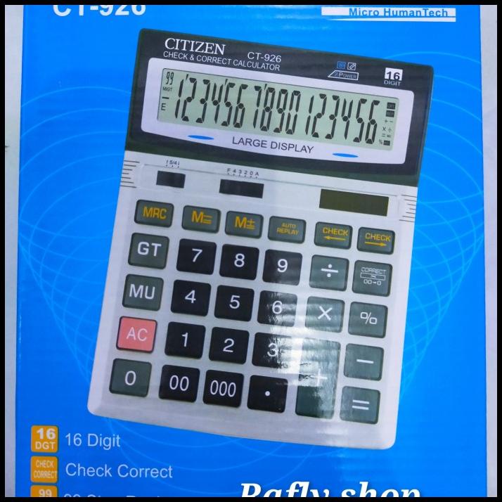 

Kalkulator Citizen Besar 16Digit Ct 926