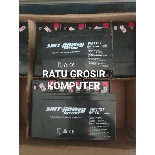 baterai ups aki kering smt 12v 7.5ah 12v 4.5ah