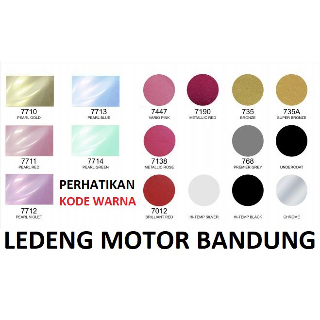 Sapporo Pearl White Gold Red Violet Blue Green Cat Semprot Aerosol Saporo Putih Mutiara