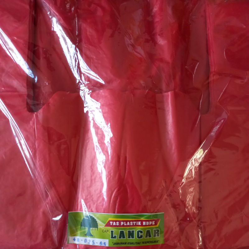 Jual Plastik Kresek Merah 40 Isi 50lbr Hanya Gojek Grab Shopee Indonesia 7534