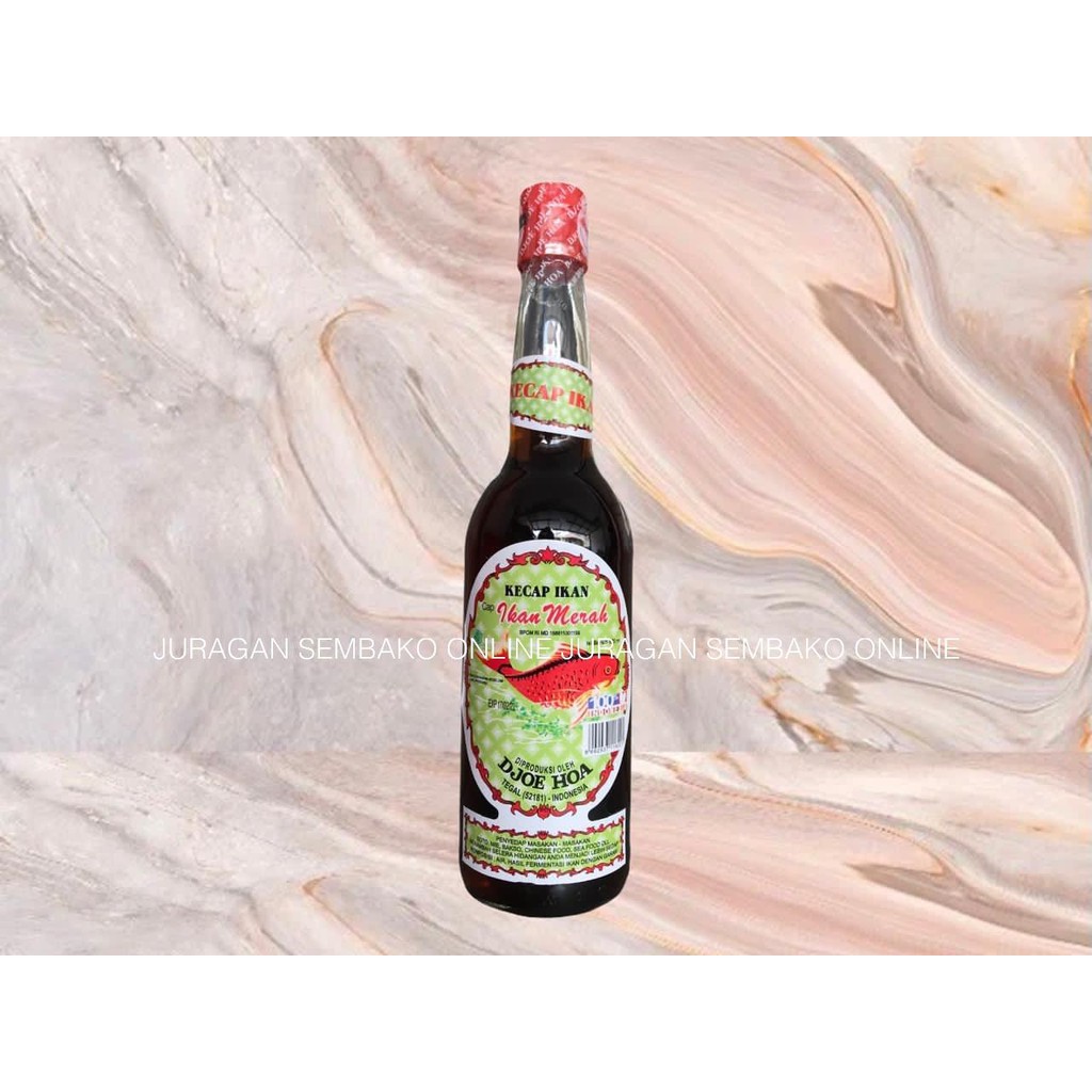 (JSO) kecap ikan djoe hoa / kecap ikan cap ikan merah 620ml