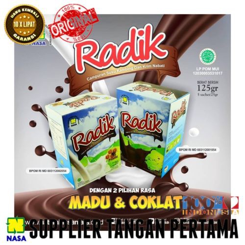 

Harga Baru Susu Radik GM Kambing Etawa -Original Nasa