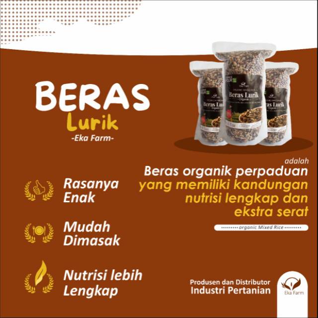 

Beras lurik organic