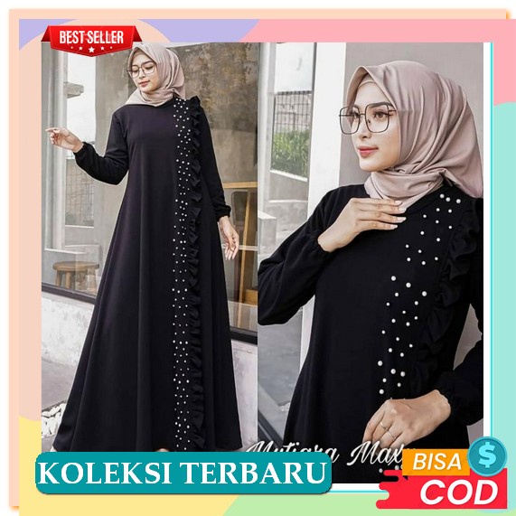 Baju Gamis Wanita Satin Gratis Ongkir Branded Terlaris Rayon Dewasa K5U1 Toyobo Lembut Terbaru 2022 