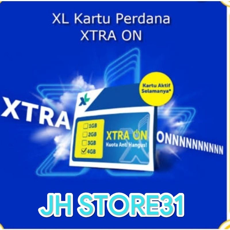 KARTU PERDANA XL XTRA ON 4GB