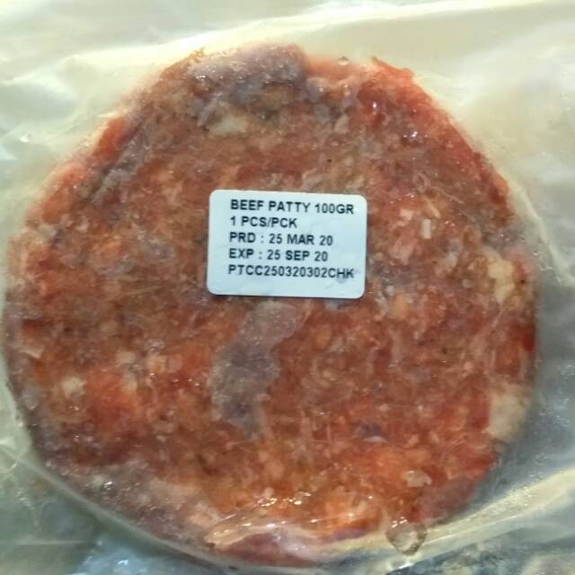 

Beef patty atau daging burger
