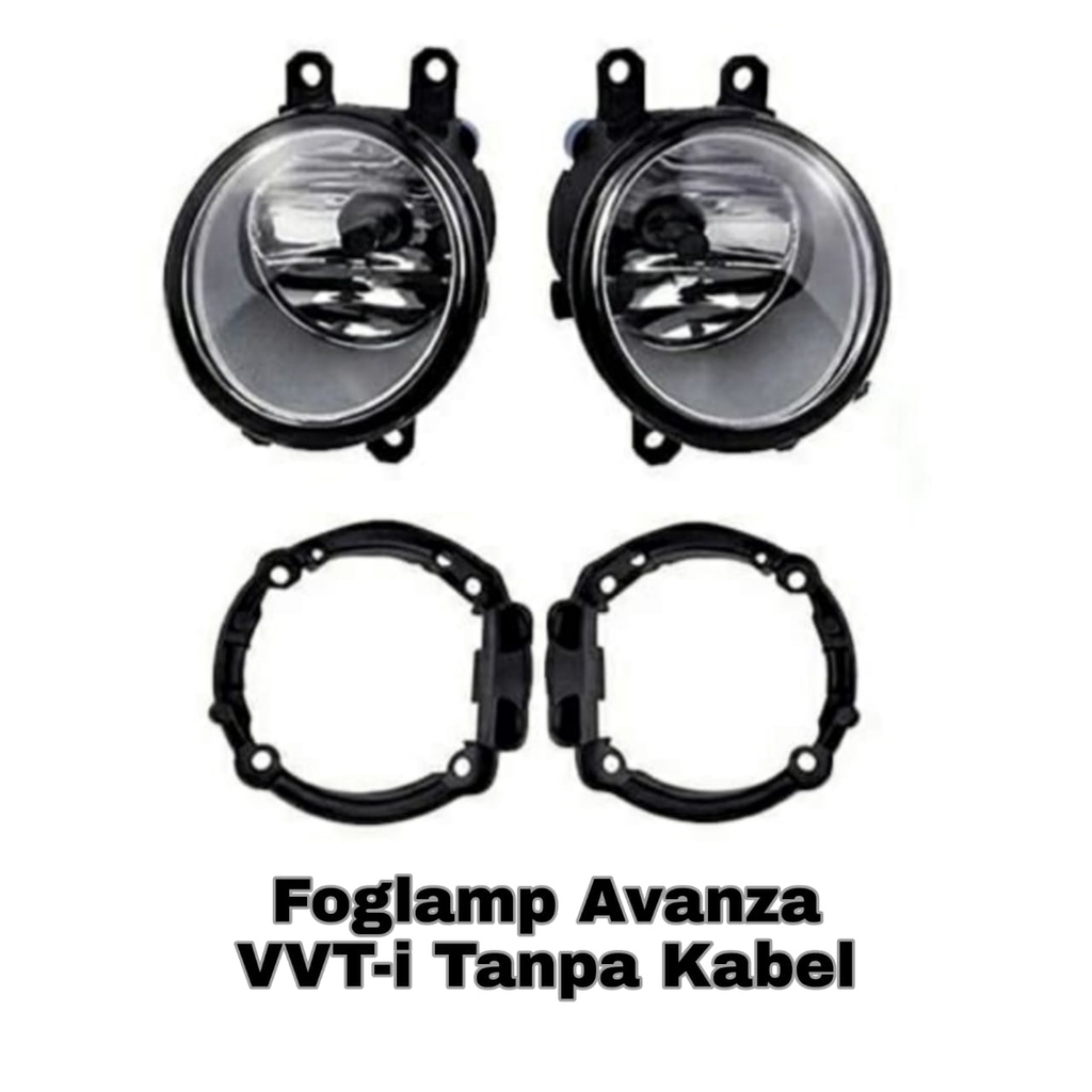 FOGLAMP AVANZA XENIA VVT-I LAMA TANPA KABEL HANYA LAMPU SAJA LAMPU KABUT MOBIL