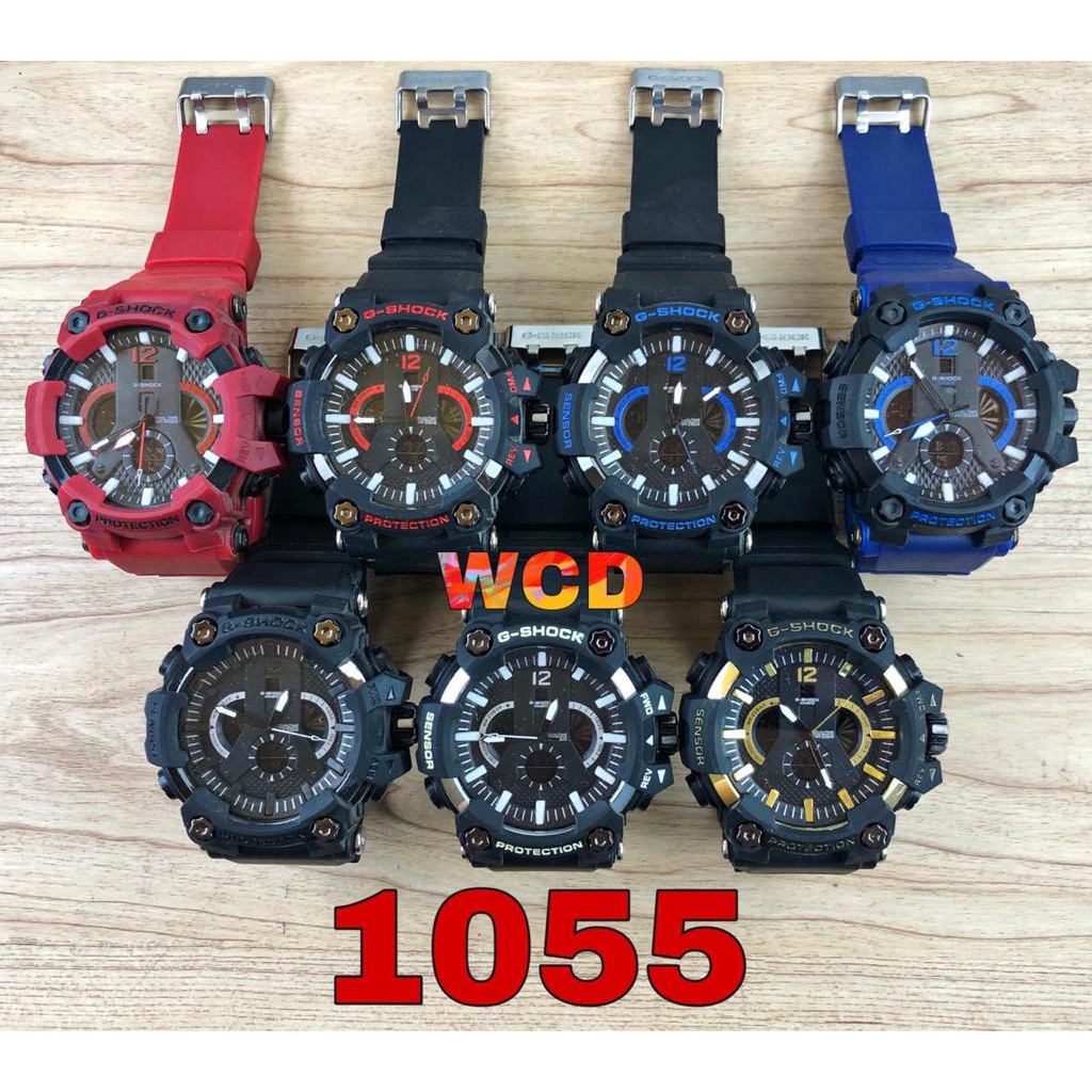 Jam Tangan Pria Casio Gshock Strap Rubber Kode 1055