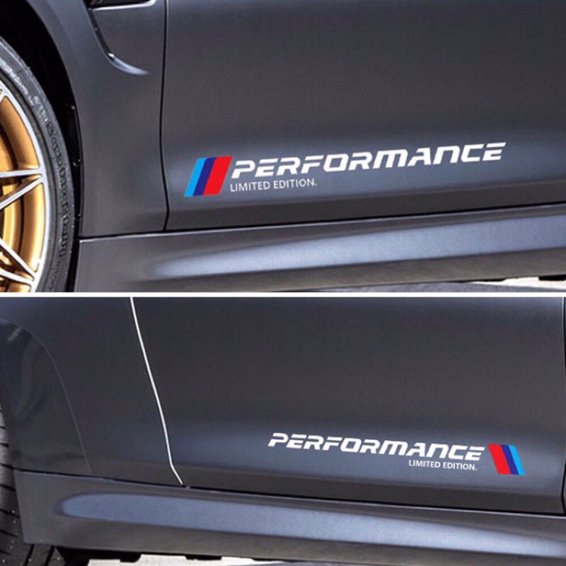 sticker mobil - stiker bmw performance