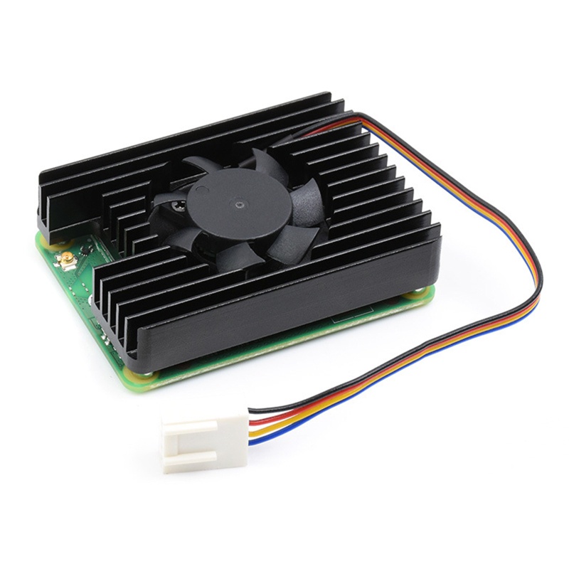 Vivi Kipas Angin Terintegrasi Untuk Raspberry Pi 3b CM4 Radiator Pendingin Dengan Heatsink Cooling Pads 8000Rpm Fast and Mute Cooler