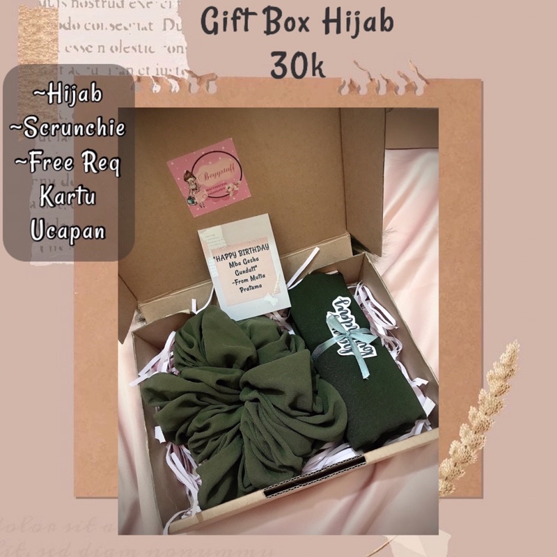 PAKET GIFT BOX HIJAB