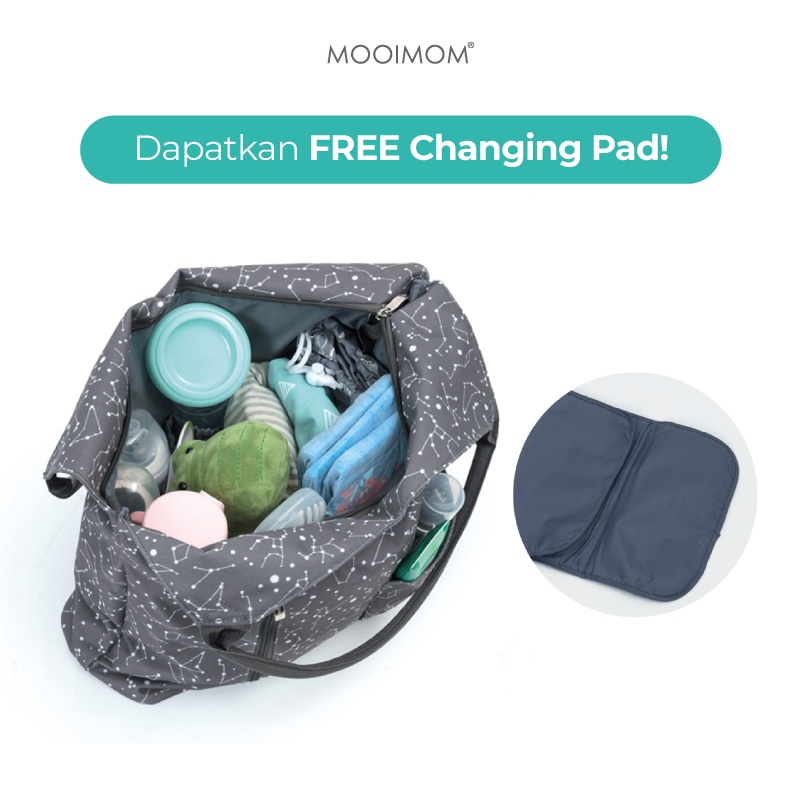 MOOIMOM 2-WAYS DIAPER BAG - A91802XZ