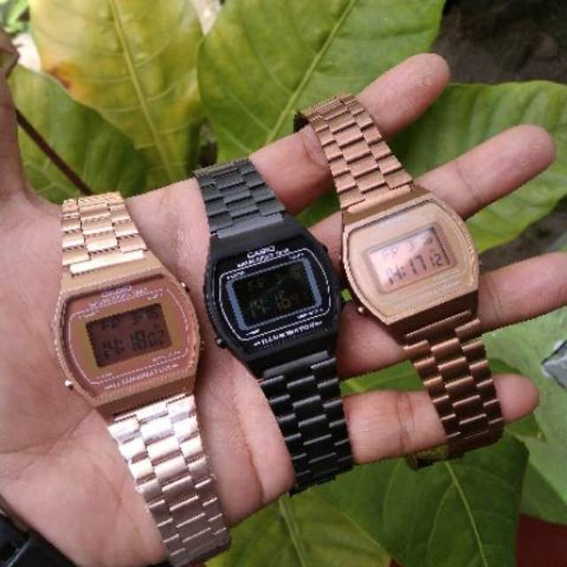 Jam Tangan Wanita Casio digital rantai