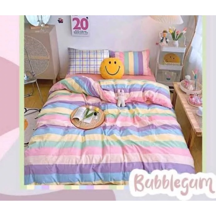 SPREI MOTIF ANAK PEREMPUAN LUCU SPREI ANAK KARAKTER ANTI GESER SIZE 180X200