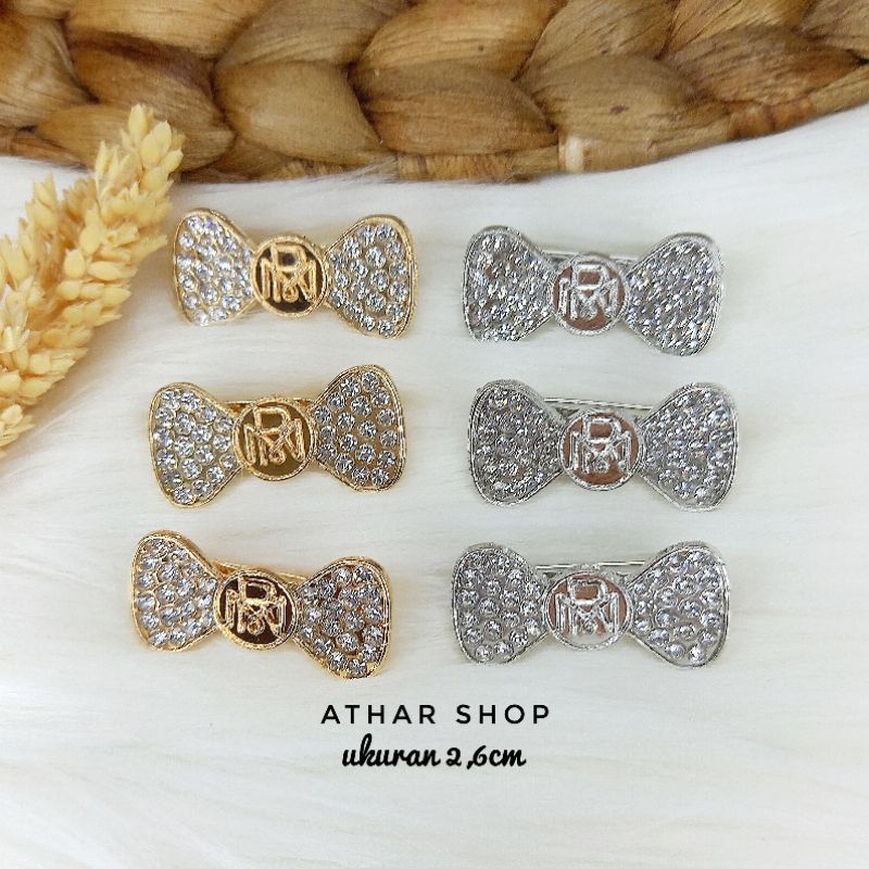 Bros B/bross signature branded import premium/brooch button/Bros hijab Athar shop scarve/Bros dada-4