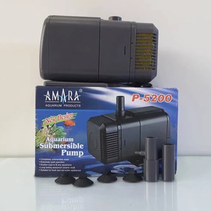 Amara P 5200 Pompa Air Celup Aquarium Kolam Hidroponik Amara P5200