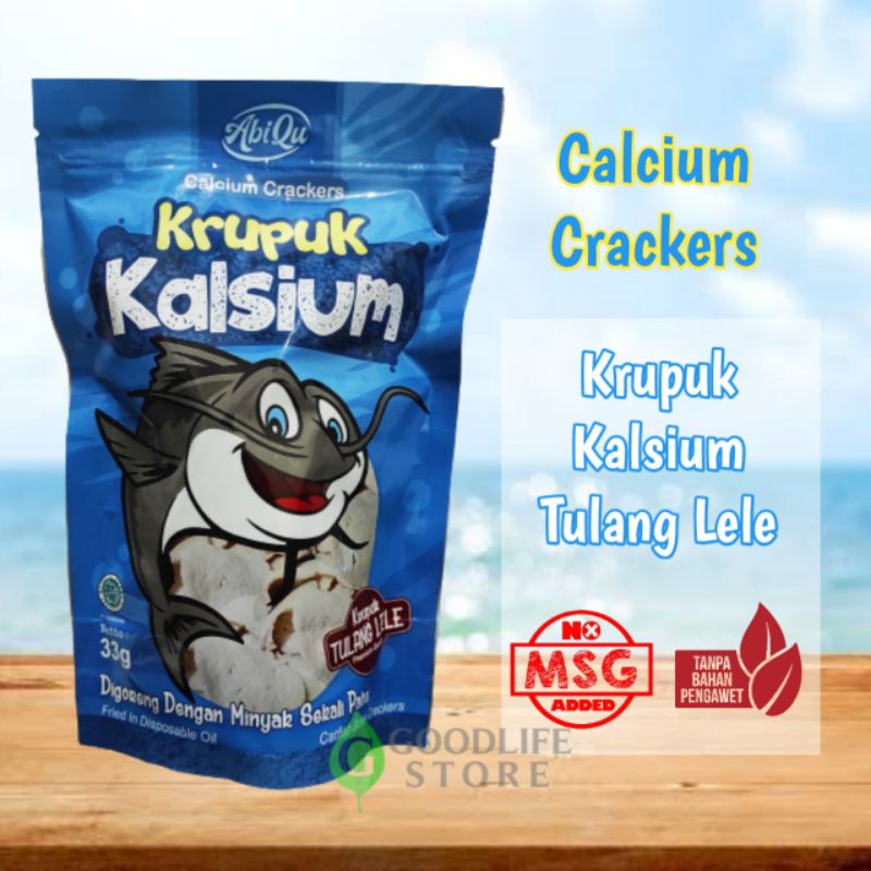 

Krupuk Kalsium Abiqu Sehat Kerupuk Tulang Ikan Lele 33 gr Cemilan Kalsium MPASI